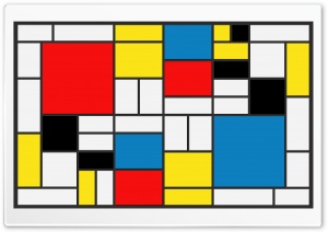 Stained Glass Vector Art 4K UHD Wallpaper for Widescreen and UltraWide Desktop, UltraHD TV, Smartphone, Tablet