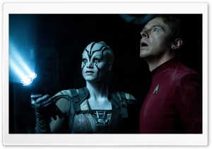 Star Trek Beyond Sofia Boutella Simon Pegg Ultra HD Wallpaper for 4K UHD Widescreen desktop, tablet & smartphone