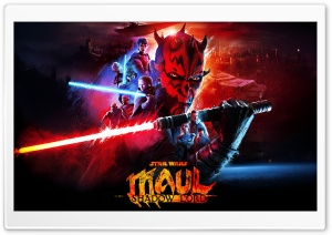 Star Wars Maul Shadow Lord 4K UHD Wallpaper for Widescreen and UltraWide Desktop, UltraHD TV, Smartphone, Tablet