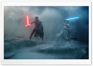 Star Wars The Rise of Skywalker Kylo vs Rey Ultra HD Wallpaper for 4K UHD Widescreen desktop, tablet & smartphone