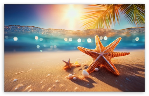 Starfish, Sea, Tropical, Summer UltraHD Wallpaper for UHD 16:9 2160p 1440p 1080p 900p 720p ; 8K UHD TV 16:9 Ultra High Definition 2160p 1440p 1080p 900p 720p ; UltraWide 21:9 24:10 ; Widescreen 16:10 5:3 WHXGA WQXGA WUXGA WXGA WGA ; Fullscreen 4:3 5:4 3:2 UXGA XGA SVGA QSXGA SXGA DVGA HVGA HQVGA ( Apple PowerBook G4 iPhone 4 3G 3GS iPod Touch ) ; Tablet 1:1 ;