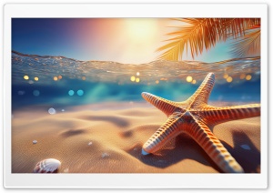 Starfish Underwater Ultra HD Wallpaper for 4K UHD Widescreen Desktop, Lockscreen, Screensaver, TV, Tablet, Smartphone