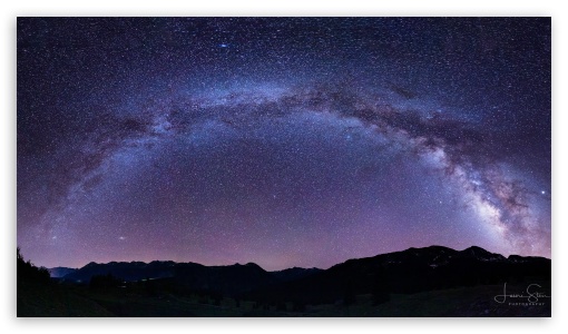 Starlit Nights The Milky Way Over Colorado UltraHD Wallpaper for UHD 16:9 ; HD 16:9 ; UltraWide 21:9 24:10 ;