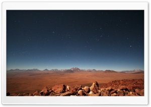 Starry Desert Sky Ultra HD Wallpaper for 4K UHD Widescreen desktop, tablet & smartphone
