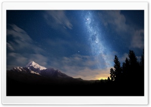 Starry Night Sky Ultra HD Wallpaper for 4K UHD Widescreen desktop, tablet & smartphone