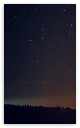 Stars above forest UltraHD Wallpaper for Smartphone 5:3 WGA ; Mobile 5:3 - WGA ;