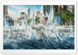 Stay-Puft Marshmallow Man, Ghostbusters Frozen Empire 2024 Movie Ultra HD Wallpaper for 4K UHD Widescreen desktop, tablet & smartphone