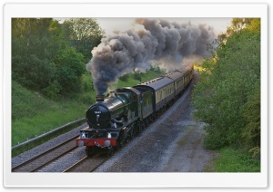 Steam Train, England Ultra HD Wallpaper for 4K UHD Widescreen desktop, tablet & smartphone