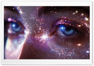 Stellar Gaze A Cosmic Eye Ultra HD Wallpaper for 4K UHD Widescreen Desktop, Lockscreen, Screensaver, TV, Tablet, Smartphone