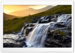 Stepped Waterfall Ultra HD Wallpaper for 4K UHD Widescreen desktop, tablet & smartphone