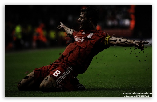 Steven Gerrard Disintegration UltraHD Wallpaper for Widescreen 16:10 ;