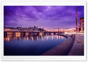 Stockholm At Night Ultra HD Wallpaper for 4K UHD Widescreen desktop, tablet & smartphone