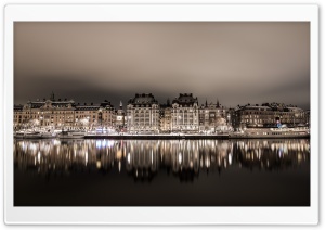 Stockholm Night Ultra HD Wallpaper for 4K UHD Widescreen desktop, tablet & smartphone