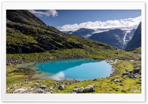 Storevatnet Lake, Norway, Scenic, Wilderness, Nature, Mountains 4K UHD Wallpaper for Widescreen and UltraWide Desktop, UltraHD TV, Smartphone, Tablet
