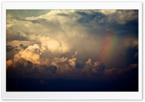 Storm Clouds And Rainbow Ultra HD Wallpaper for 4K UHD Widescreen desktop, tablet & smartphone