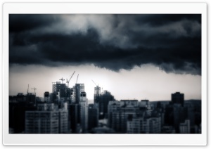 Storm Over Taichung Ultra HD Wallpaper for 4K UHD Widescreen desktop, tablet & smartphone