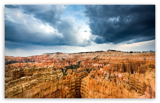 Storm, Travel, Bryce Canyon, Landscape, Utah, Top Destination UltraHD Wallpaper for UHD 16:9 ; HD 16:9 ; UltraWide 21:9 24:10 ; Widescreen 16:10 5:3 ; Fullscreen 4:3 5:4 3:2 ; Tablet 1:1 ; Mobile 9:16 9:19.5 9:20 9:21 9:22 10:16 2:3 3:5 3:4 ;