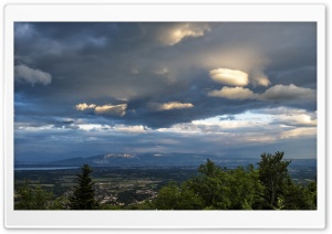 Stormy Clouds over Gex, France Ultra HD Wallpaper for 4K UHD Widescreen desktop, tablet & smartphone