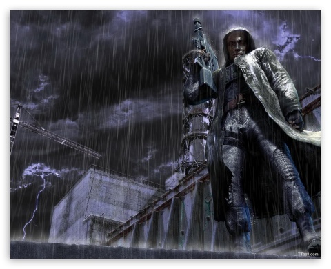 Stranger, Rain UltraHD Wallpaper for Fullscreen 5:4 ;