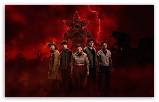 Stranger Things Season 5 UltraHD Wallpaper for UHD 16:9 ; HD 16:9 ; UltraWide 21:9 24:10 32:9 32:10 ; Widescreen 16:10 5:3 ; Fullscreen 4:3 5:4 3:2 ; Tablet 1:1 ; Mobile 10:16 2:3 3:4 ; Dual 16:10 5:3 16:9 4:3 5:4 3:2 ;