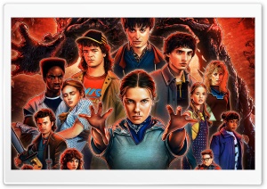 Stranger Things Season 5 TV Series 4K UHD Wallpaper for Widescreen and UltraWide Desktop, UltraHD TV, Smartphone, Tablet