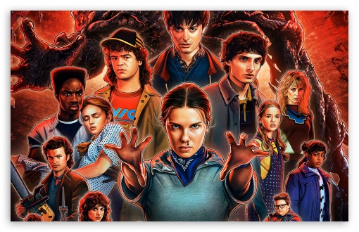 Stranger Things Season 5 TV Series UltraHD Wallpaper for UHD 16:9 ; HD 16:9 ; UltraWide 21:9 24:10 ; Widescreen 16:10 5:3 ; Fullscreen 4:3 5:4 3:2 ; Dual 5:4 ;