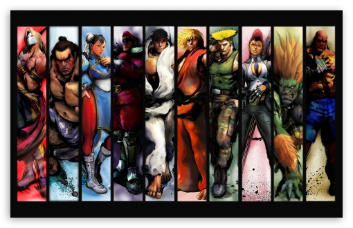 Street Fighter Characters UltraHD Wallpaper for Wide 16:10 5:3 Widescreen WHXGA WQXGA WUXGA WXGA WGA ; 8K UHD TV 16:9 Ultra High Definition 2160p 1440p 1080p 900p 720p ; Standard 5:4 Fullscreen QSXGA SXGA ; Mobile 5:3 5:4 - WGA QSXGA SXGA ;