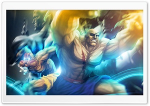 Street Fighter X Tekken - Sagat  Dhalsim Ultra HD Wallpaper for 4K UHD Widescreen desktop, tablet & smartphone