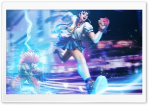 Street Fighter X Tekken - Sakura  Blanka Ultra HD Wallpaper for 4K UHD Widescreen desktop, tablet & smartphone