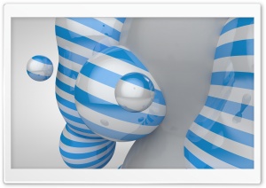 Striped Spheres Ultra HD Wallpaper for 4K UHD Widescreen desktop, tablet & smartphone