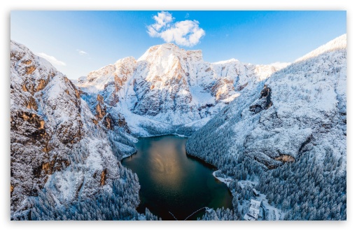 Stunning Mountain Landscape Winter Ultra HD Desktop Background ...