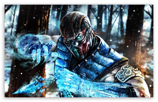 Wallpaper ID 914683  art mortal Mortal Kombat games 720P video Sub Zero subzero kombat x hd free download
