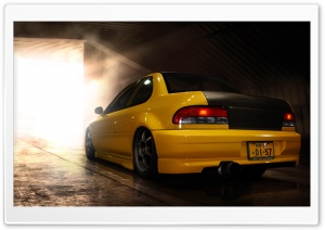 Subaru Impreza Yellow Ultra HD Wallpaper for 4K UHD Widescreen desktop, tablet & smartphone