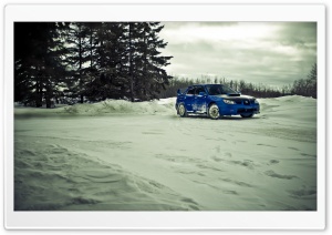 Subaru STI Winter Ultra HD Wallpaper for 4K UHD Widescreen desktop, tablet & smartphone