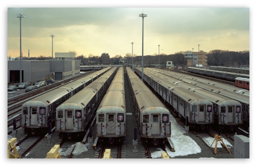 Subway Trains Depot UltraHD Wallpaper for HD 16:9 ; Widescreen 16:10 5:3 ; Fullscreen 4:3 3:2 ; Tablet 1:1 ; Mobile 3:4 ; Dual 16:10 4:3 5:4 ;