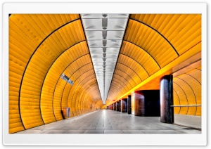 Subway Tunnel Ultra HD Wallpaper for 4K UHD Widescreen desktop, tablet & smartphone