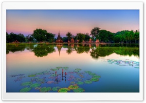 Sukhothai Historical Park, Thailand Ultra HD Wallpaper for 4K UHD Widescreen desktop, tablet & smartphone