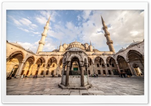 Sultan Ahmed Mosque, Istanbul, Turkey Ultra HD Wallpaper for 4K UHD Widescreen desktop, tablet & smartphone