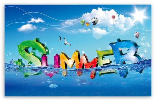 Summer desktop wallpaper laptop computer background 4k HD 1080p