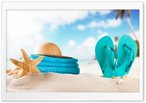 Summer Beach Background Ultra HD Wallpaper for 4K UHD Widescreen desktop, tablet & smartphone