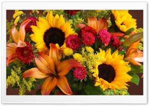 Summer Flowers Bouquet Ultra HD Wallpaper for 4K UHD Widescreen desktop, tablet & smartphone
