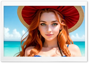 Summer Glow Girl Ultra HD Wallpaper for 4K UHD Widescreen desktop, tablet & smartphone