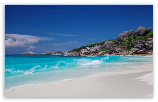 Summer Vacation, Seychelles, Grand Anse, La Digue UltraHD Wallpaper for UHD 16:9 ; HD 16:9 ; UltraWide 21:9 24:10 32:9 32:10 ; Widescreen 16:10 5:3 ; Fullscreen 4:3 5:4 3:2 ; Tablet 1:1 ; Dual 16:10 5:3 16:9 4:3 5:4 3:2 ;