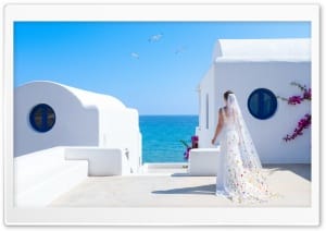 Summer Wedding in Greece 4K UHD Wallpaper for Widescreen and UltraWide Desktop, UltraHD TV, Smartphone, Tablet