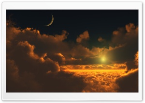 Sun Above Clouds Ultra HD Wallpaper for 4K UHD Widescreen desktop, tablet & smartphone