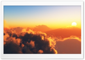 Sun Above The Clouds Ultra HD Wallpaper for 4K UHD Widescreen desktop, tablet & smartphone