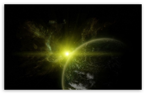 Sun And Planet UltraHD Wallpaper for HD 16:9 ; Widescreen 16:10 5:3 ; Fullscreen 4:3 5:4 3:2 ;