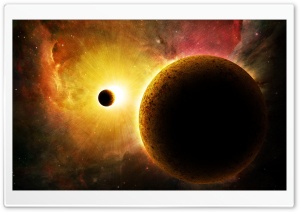 Sun And The Galaxy Ultra HD Wallpaper for 4K UHD Widescreen desktop, tablet & smartphone