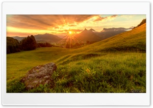 Sun Rays through Clouds Ultra HD Wallpaper for 4K UHD Widescreen desktop, tablet & smartphone