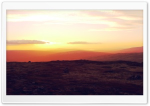 Sun Setting Over The Mountains Ultra HD Wallpaper for 4K UHD Widescreen desktop, tablet & smartphone